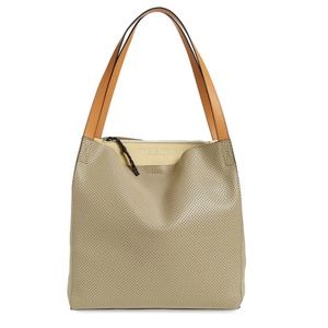 NWOT $595 Rag + Bone Passenger Perforated Leather Laptop / iPad Tote!
